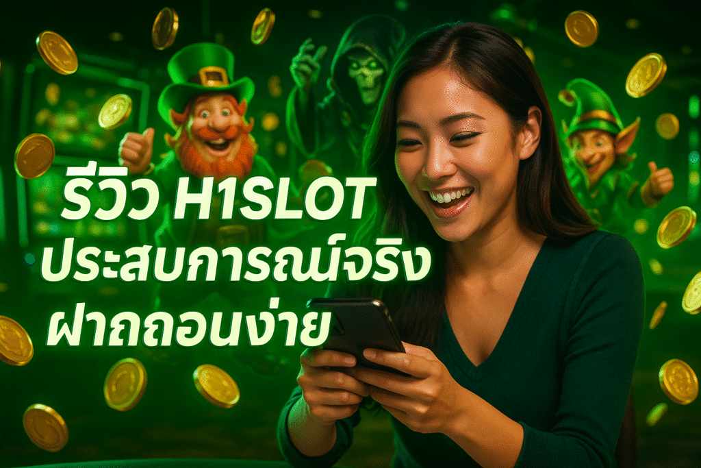รีวิว H1SLOT ประสบการณ์จริง ฝากถอนง่าย