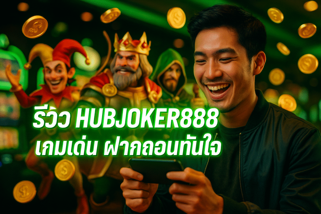 รีวิว HUBJOKER888 เกมเด่น ฝากถอนทันใจ