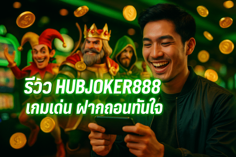 รีวิว HUBJOKER888 เกมเด่น ฝากถอนทันใจ
