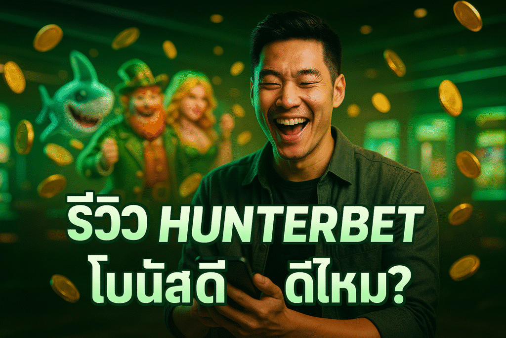 รีวิว HUNTERBET โบนัสดี ดีไหม?