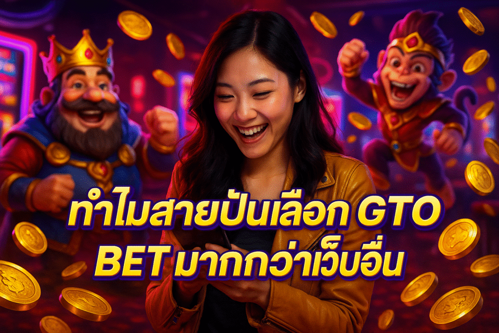 ทำไมสายปั่นเลือก GTO BET มากกว่าเว็บอื่น