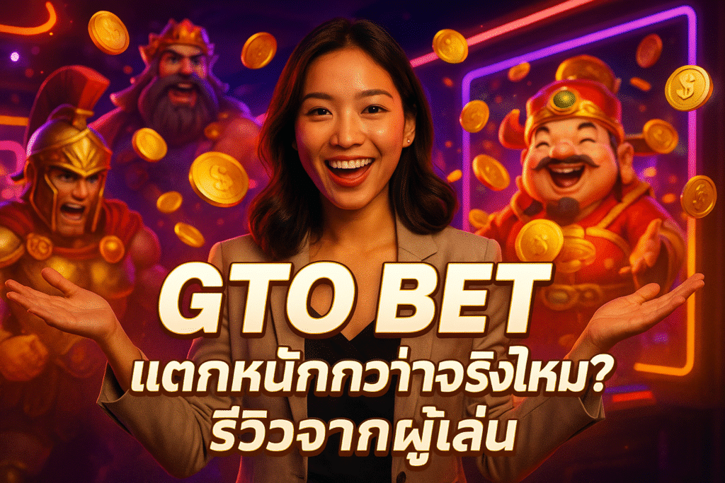 GTO BET แตกหนักกว่าจริงไหม? รีวิวจากผู้เล่น