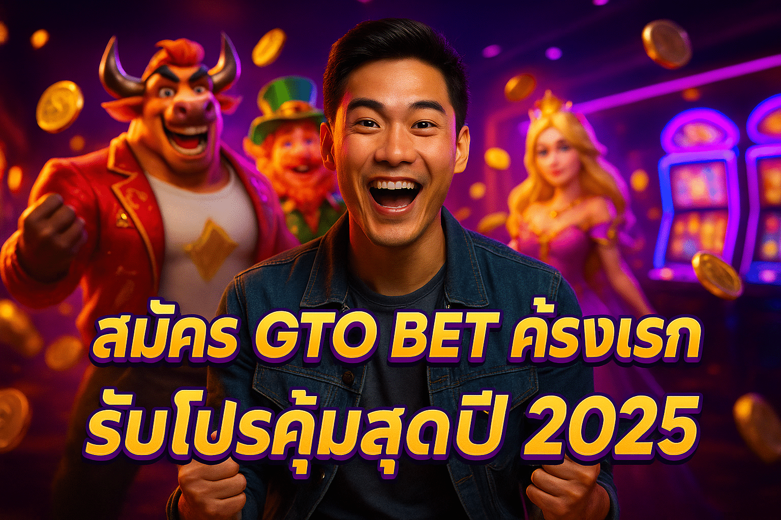 สมัคร GTO BET ครั้งแรก รับโปรคุ้มสุดปี 2025